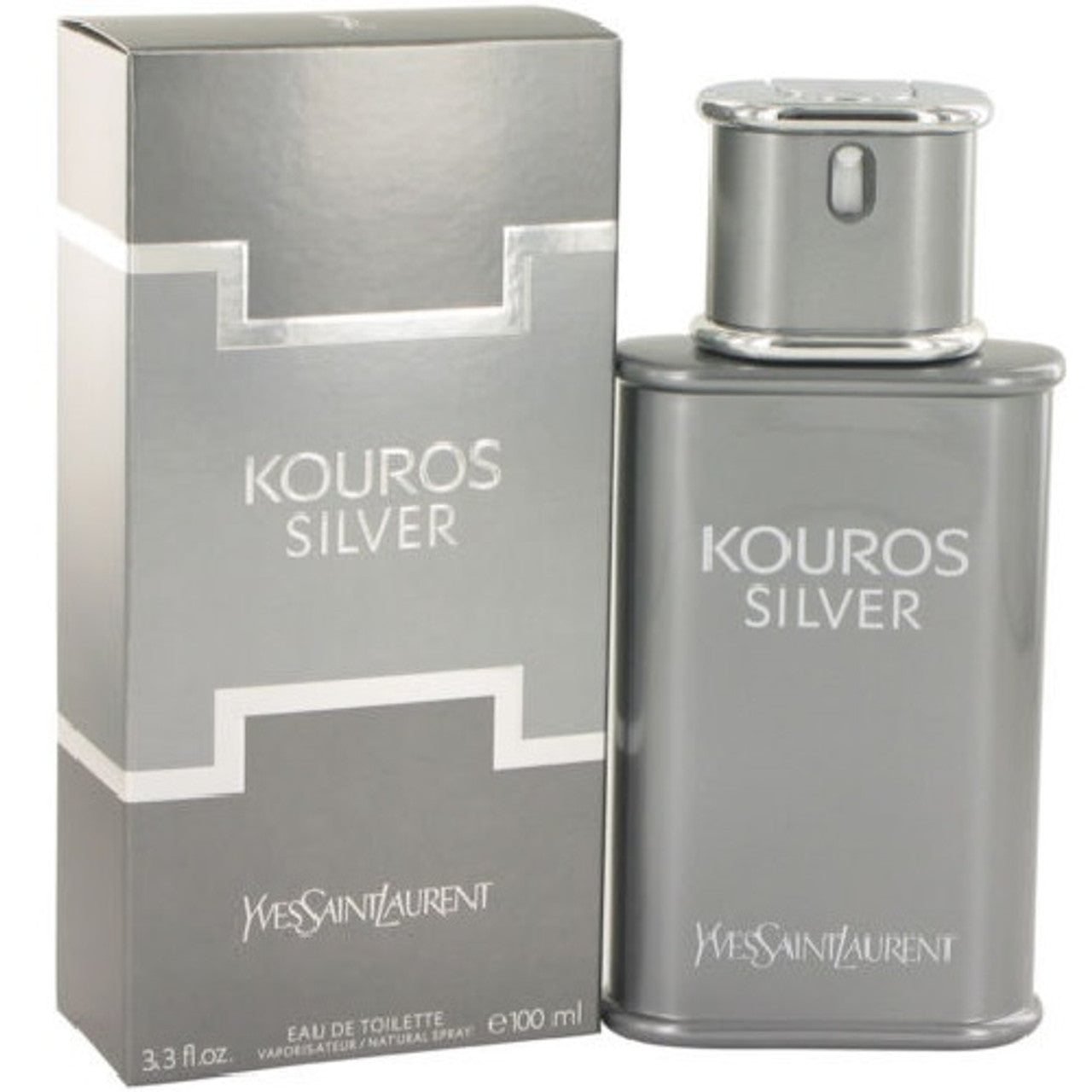 Kouros Silver by Yves Saint Laurent 3.3 oz EDT for Men
