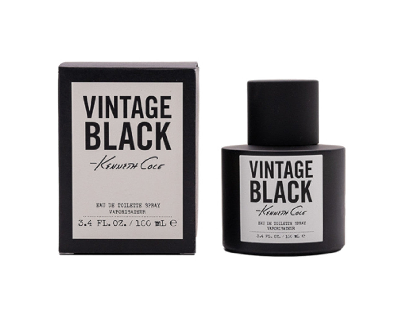Black Vintage by Kenneth Cole 3.4 oz EDT for men