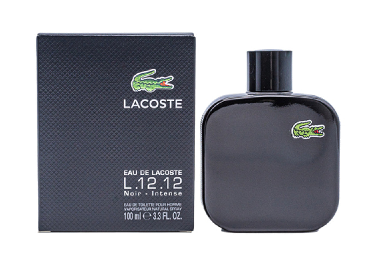 Lacoste L.12.12 Noir Intense by Lacoste 3.4 oz EDT for men