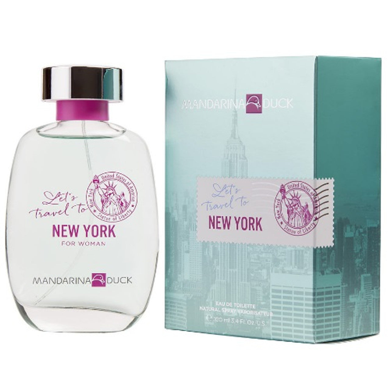 Let's Travel To New York by Mandarina Duck 3.4 oz EDT for Women