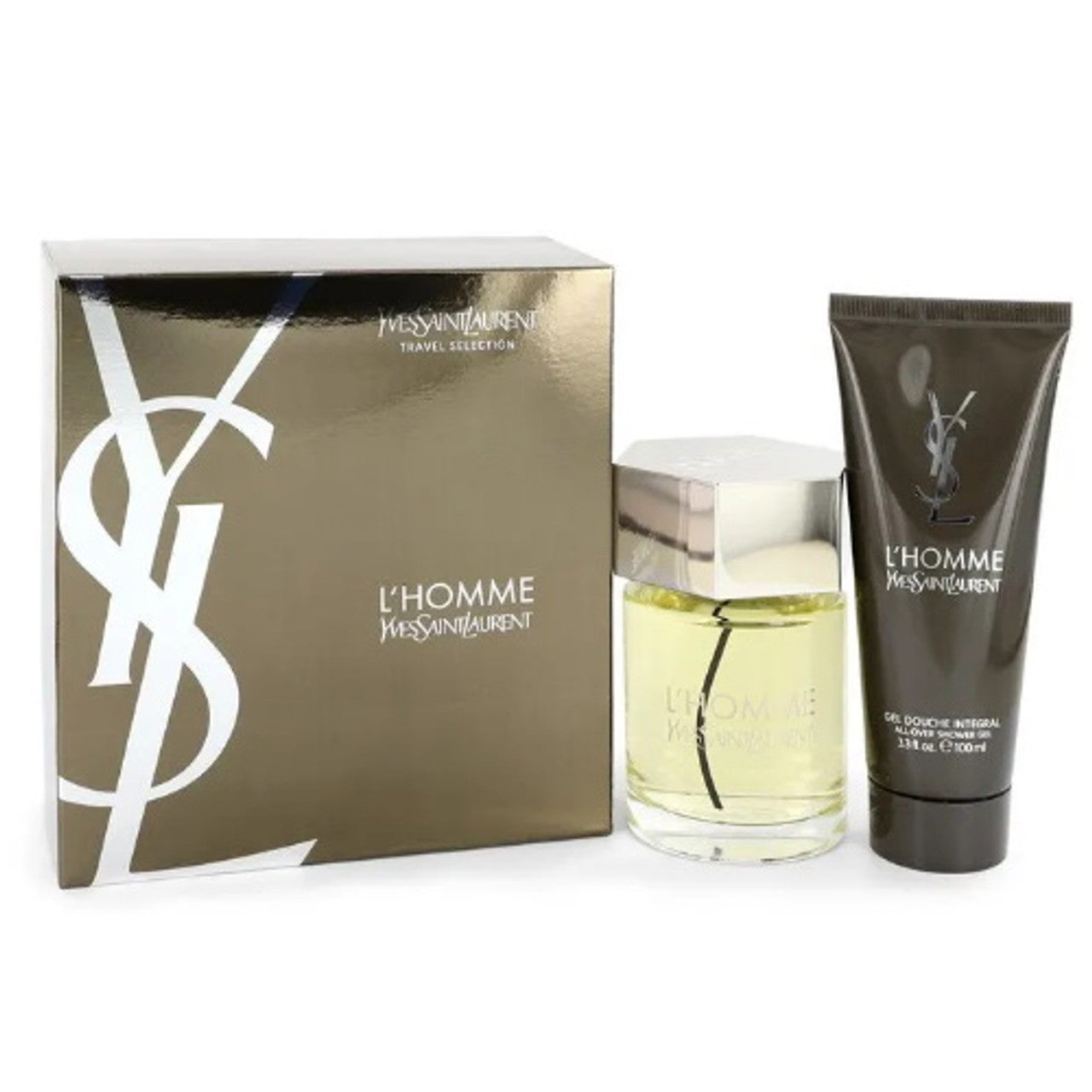 L'Homme by Yves Saint Laurent 2pc Gift Set EDT 3.3 oz + Shower Gel for Men