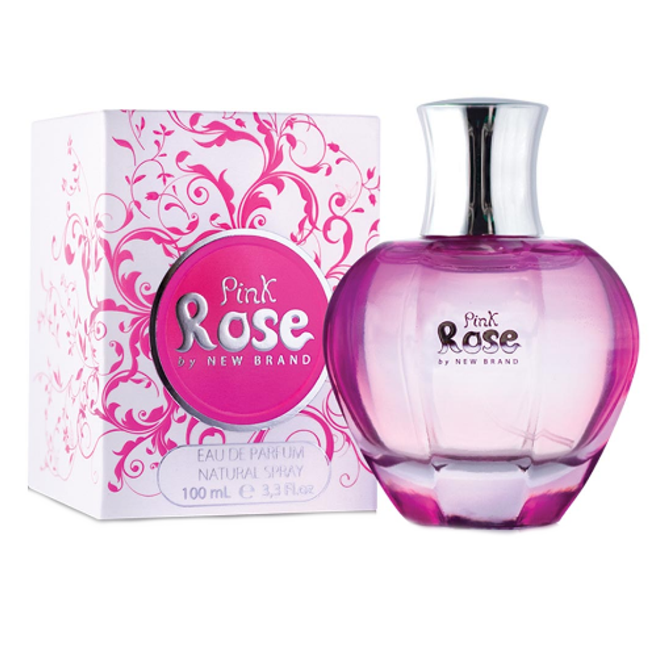 Pink Rose by New Brand 3.3 oz EDP for Women