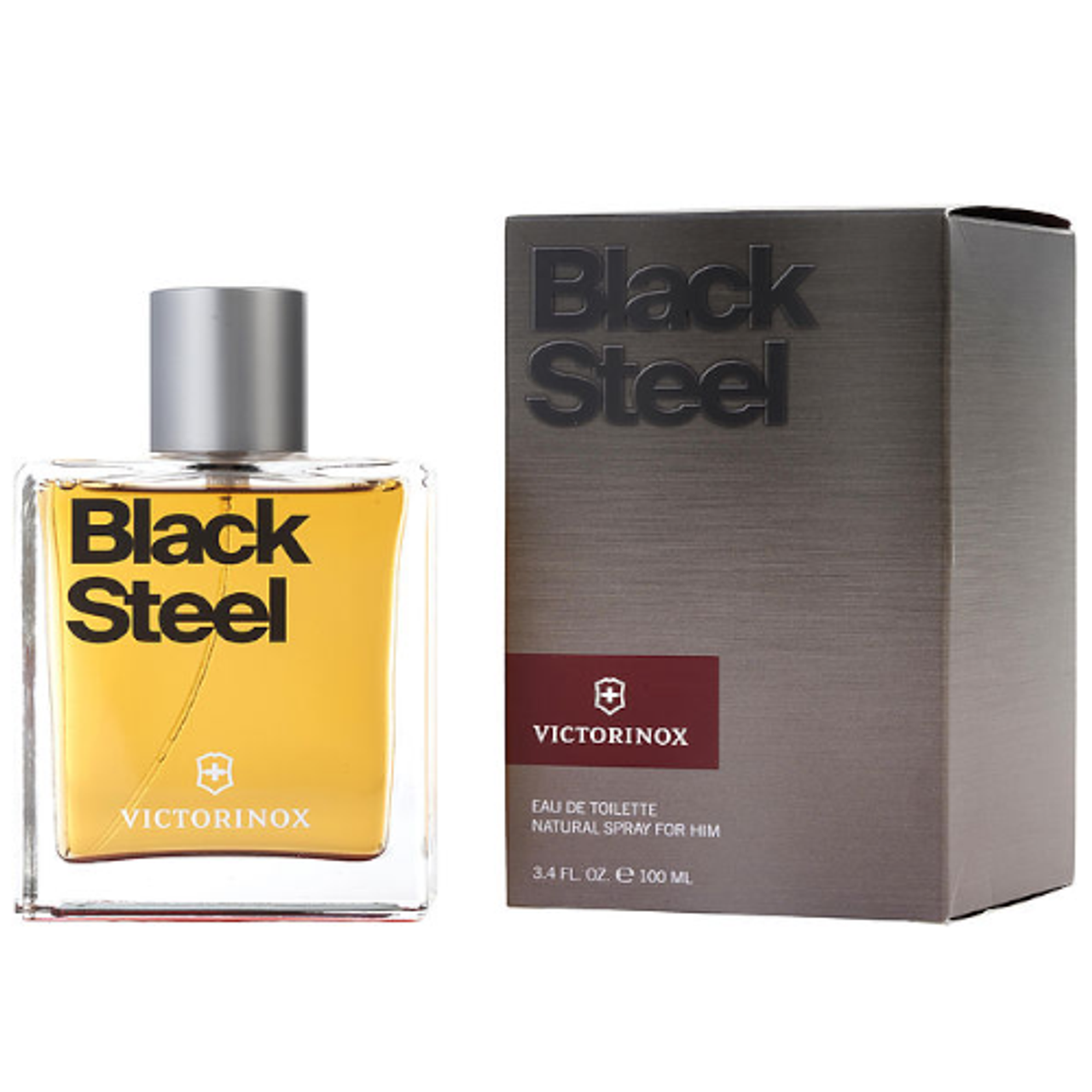 Swiss Army Black Steel by Victorinox 3.4 oz EDT for Men