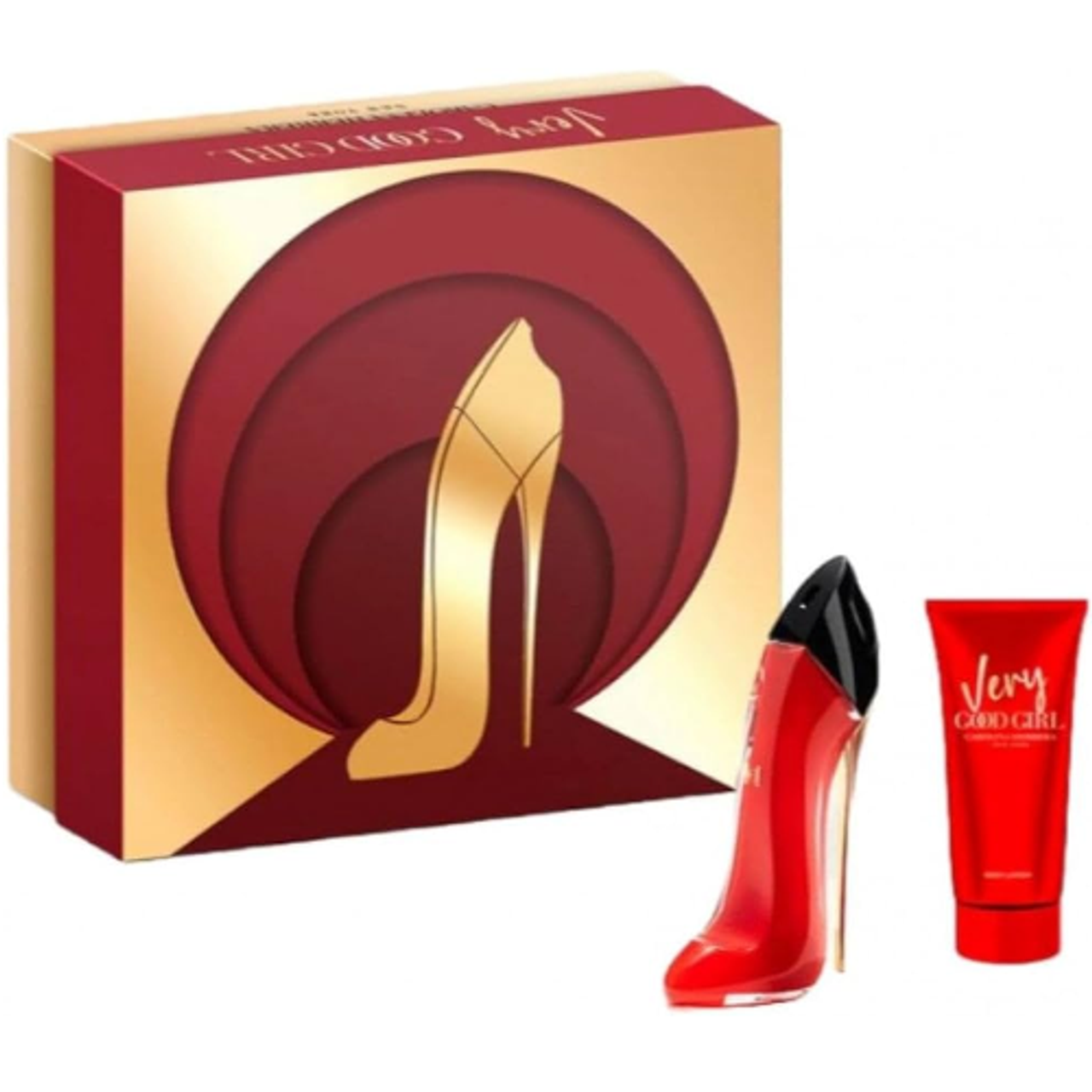 Good Girl Very by Carolina Herrera 2pc Gift Set 2.7 oz EDP + Body Lotion for Women