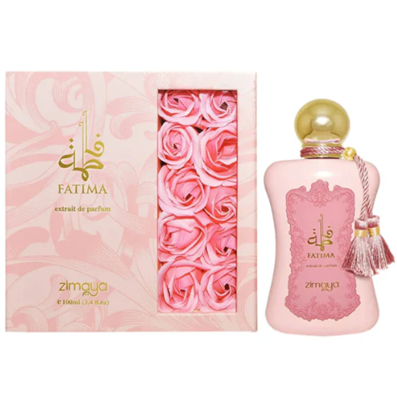Fatima Pink Zimaya by Afnan 3.4 oz Extrait De Parfum For Women