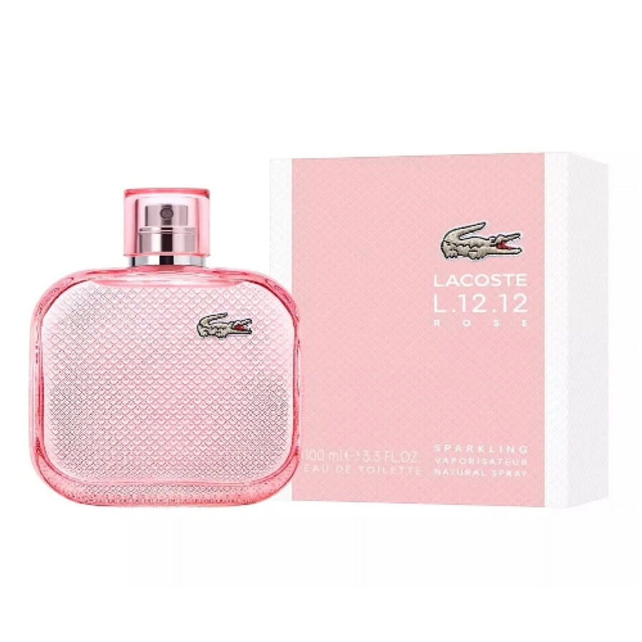 Lacoste L.12.12 Rose Sparkling by Lacoste 3.3 oz EDT for Women