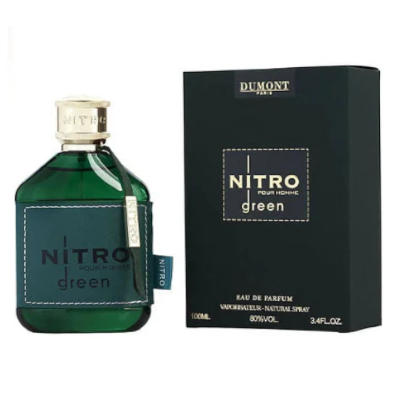 Nitro Green Pour Homme by Dumont 3.4 oz EDP for Men