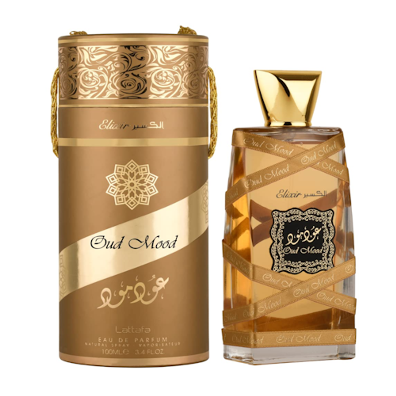 Oud Mood Elixir by Lattafa 3.4 oz EDP for Unisex