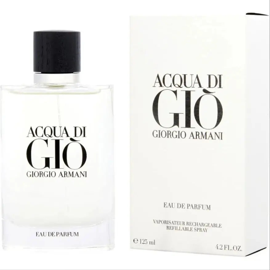 Acqua Di Gio for men Eau De Parfum Spray Refillable 125ml