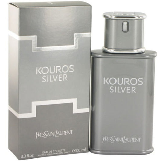 Kouros Silver by Yves Saint Laurent 3.3 oz EDT for Men