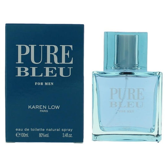 Pure Bleu by Karen Low 3.4 oz EDT for men