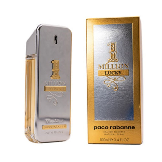 1 Million Lucky by Paco Rabanne 3.4 oz EDT for men