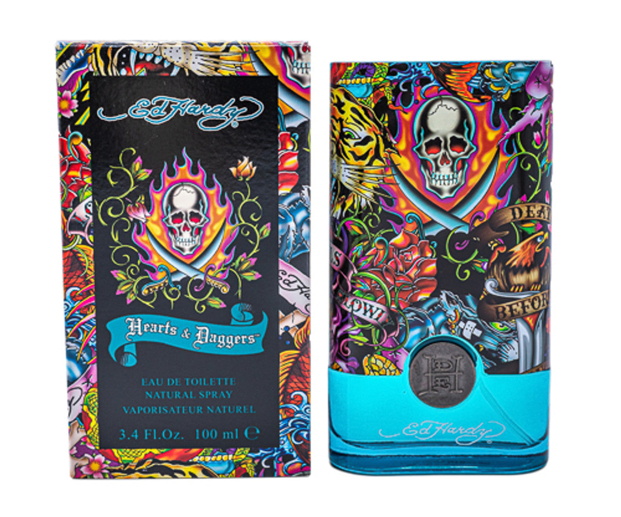 Ed Hardy Hearts & Daggers by Christian Audigier 3.4 oz EDT for men