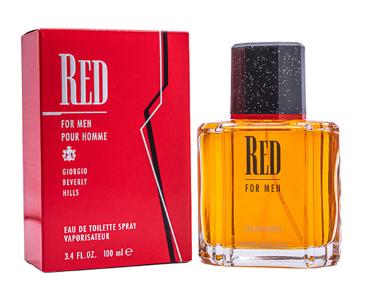 Red by Giorgio Beverly Hills 3.4 oz EDT for men