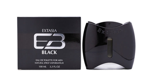 Extasia Black by New Brand 3.3 oz EDT for men