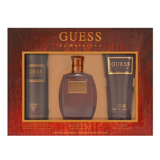 Guess Marciano by Guess 3pc Gift Set 3.4 oz EDT + Body Spray 6 oz + Shower Gel 6.7 oz for Men