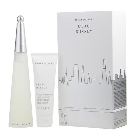 L'eau D'Issey by Issey Miyake 2pc Gift Set 3.3 oz EDT + Body Cream 2.6 oz