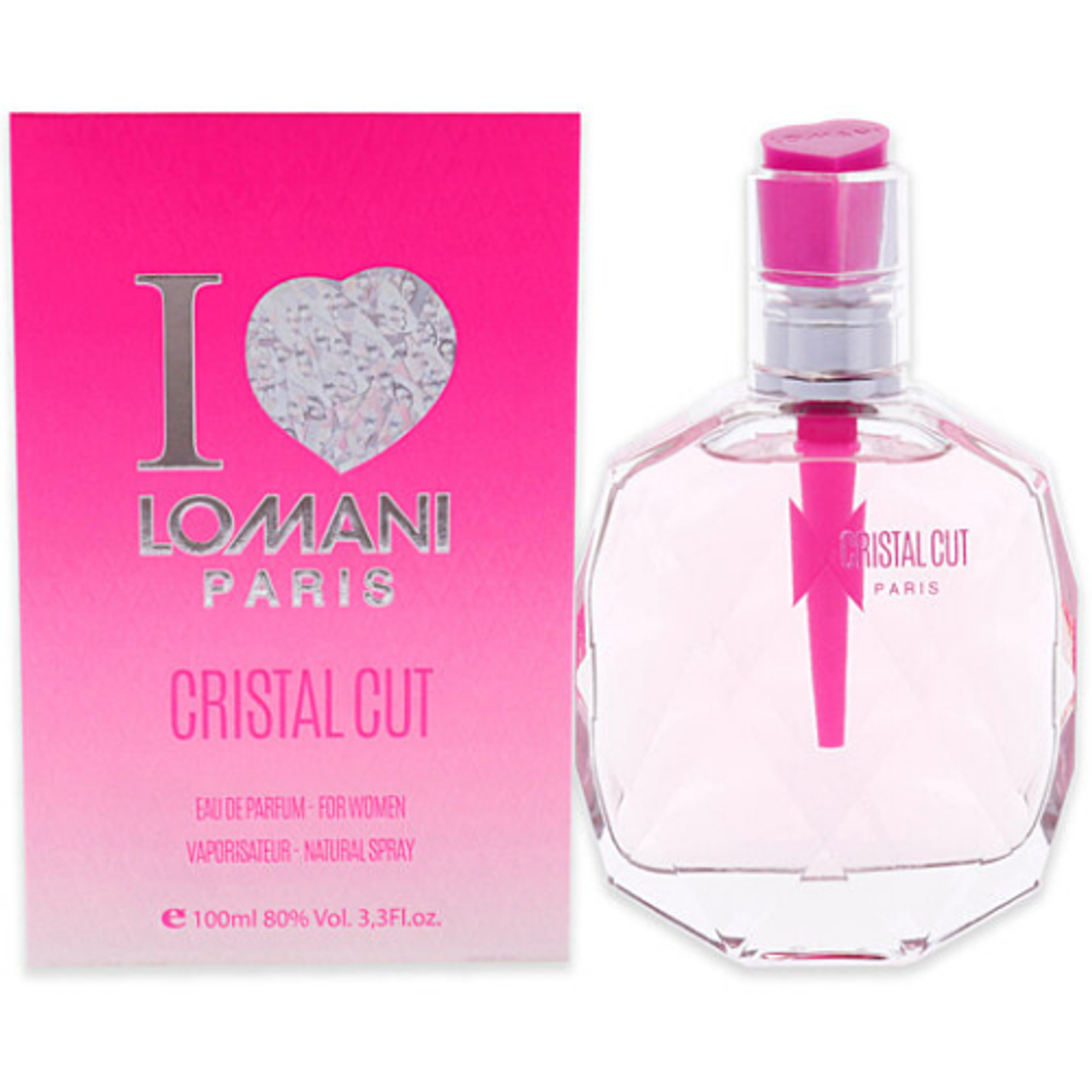 I Love Lomani Cristal Cut by Lomani 3.3 oz EDP for Women