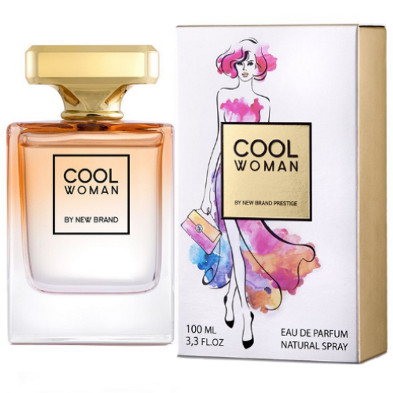 Cool Woman by New Brand 3.3 oz EDP for Women