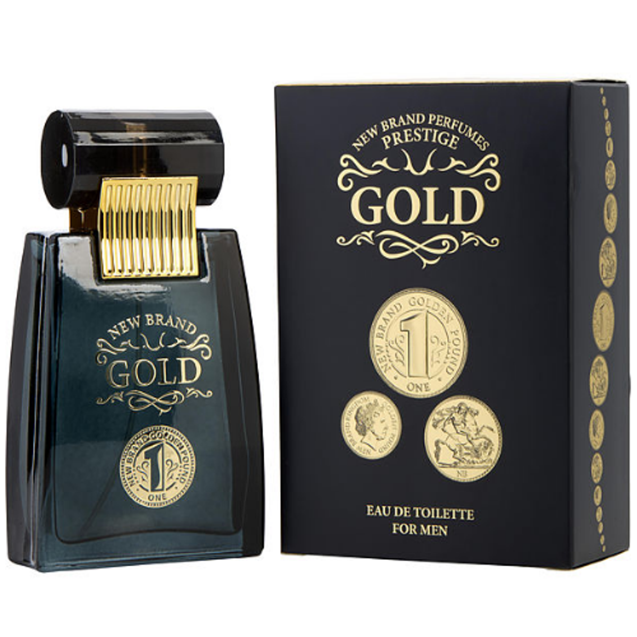 Gold by New Brand 3.3 oz EDT for Men