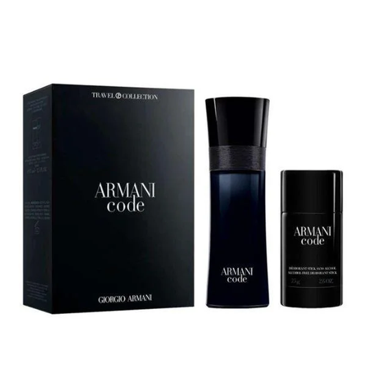 Armani Code 2pc Gift Set EDT 2.5 oz + Deodorant Stick for Men