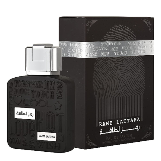 Ramz Silver by Lattafa 3.4 oz EDP for Unisex