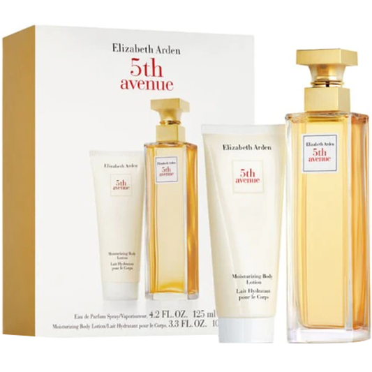 5th Ave by Elizabeth Arden 2pc Gift Set EDP 4.2 oz + Body Lotion for Women