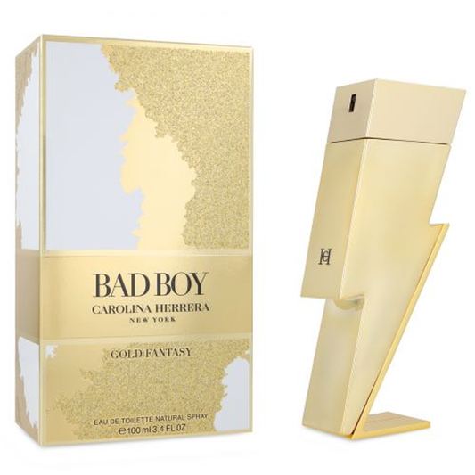 Bad Boy Gold Fantasy by Carolina Herrera 3.4 oz EDT for Men