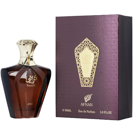 Turathi Brown by Afnan 3.0 oz EDP for Men
