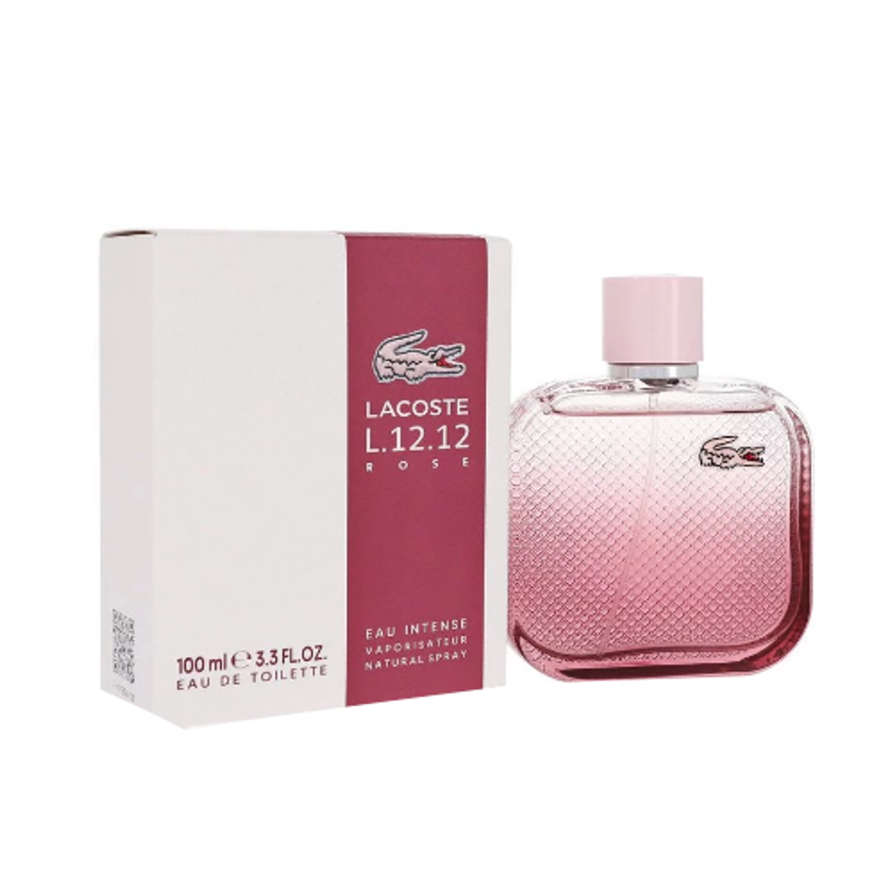 Lacoste L.12.12 Rose Eau Intense by Lacoste 3.3 oz EDT for Women