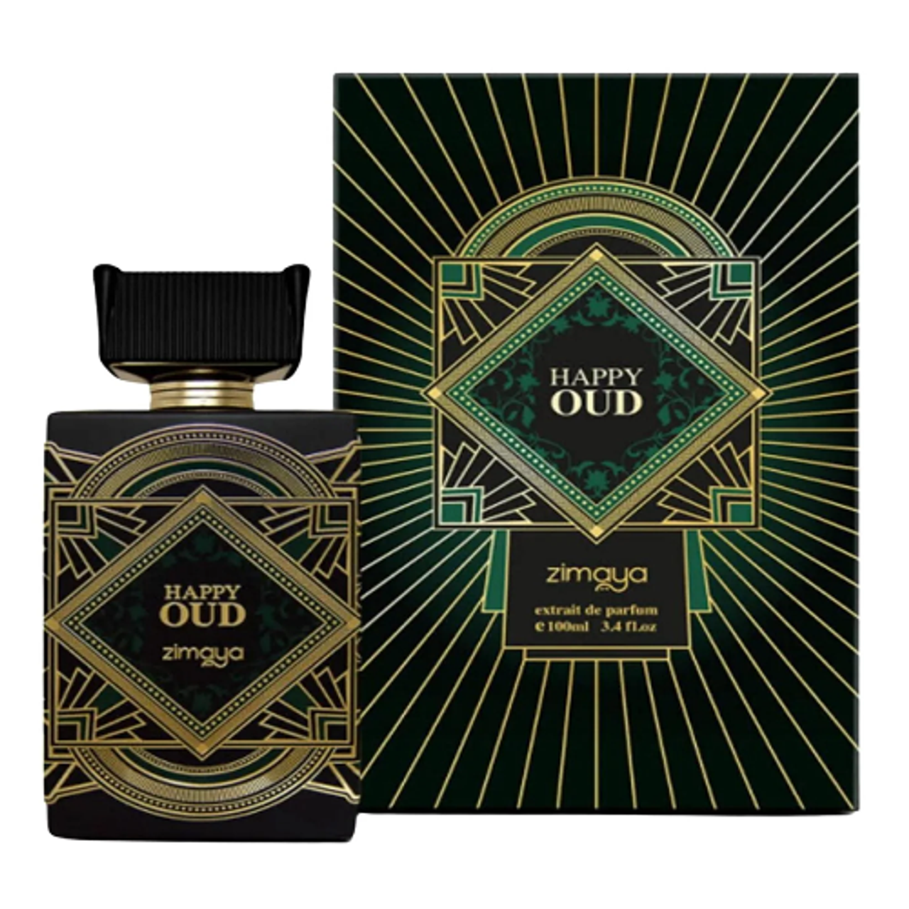 Happy Oud Zimaya by Afnan 3.4 oz Extrait De Parfum For Unisex