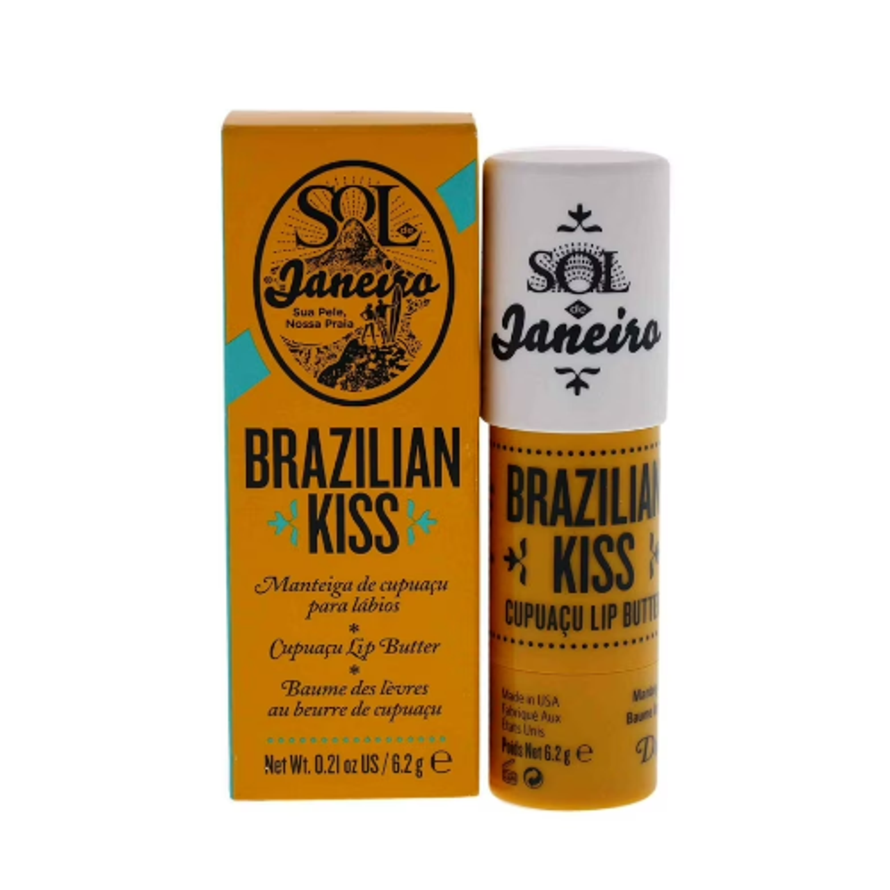 Brazilian Kiss Cupuacu Lip Butter by Sol De Janeiro 0.21 oz