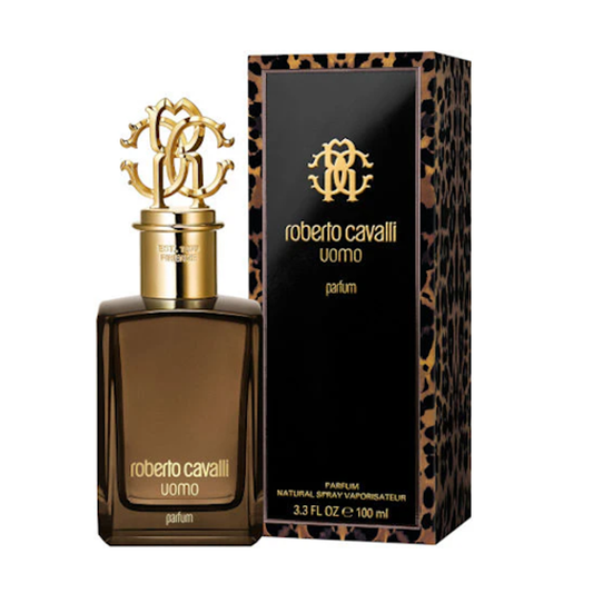 Roberto Cavalli Uomo by Roberto Cavalli 3.3 oz Parfum For Men