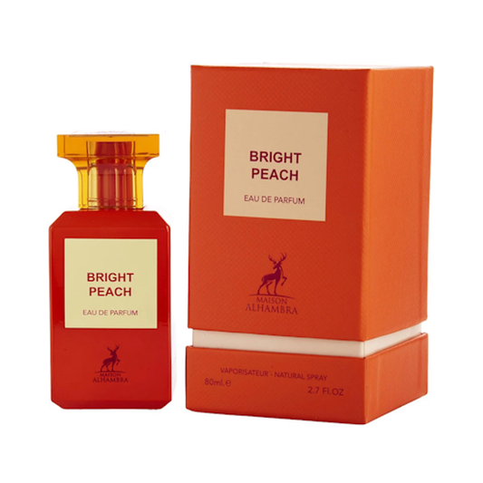 Bright Peach by Maison Alhambra 2.7 oz EDP for Women