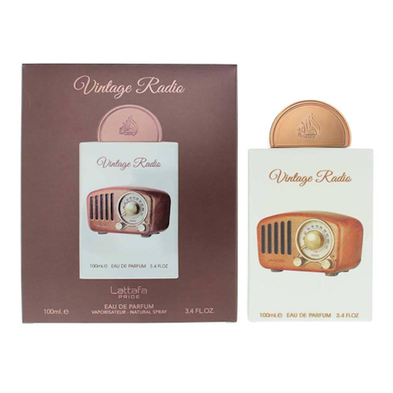 Vintage Radio by Lattafa 3.4 oz EDP for Unisex