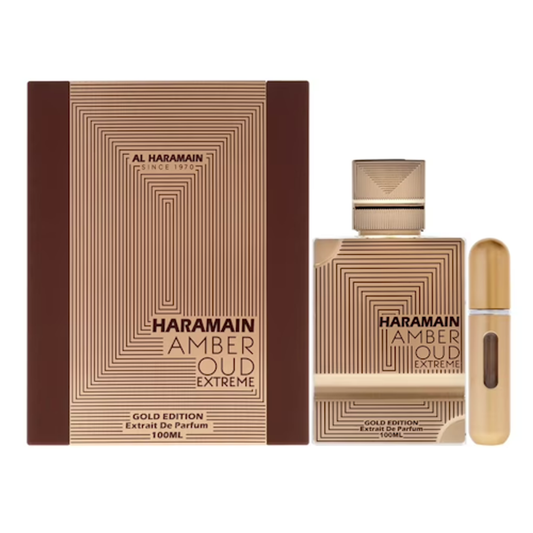 Amber Oud Extreme Gold Edition by Al Haramain 3.4 oz Extrait De Parfum for Unisex