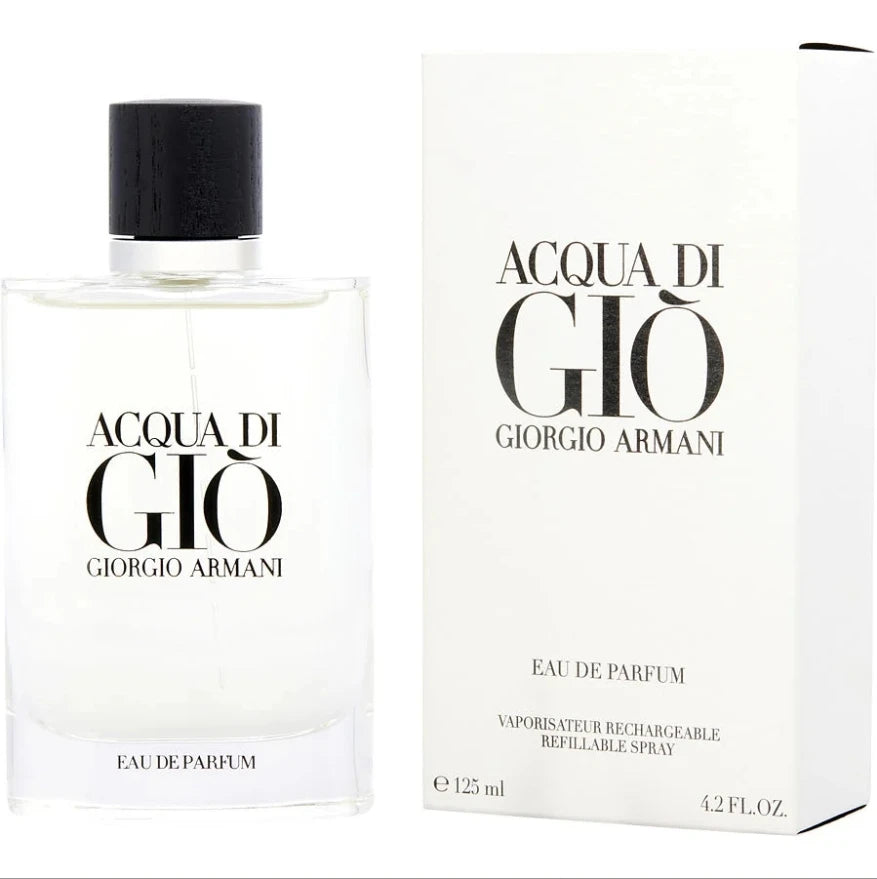 Acqua Di Gio for men Eau De Parfum Spray Refillable 125ml